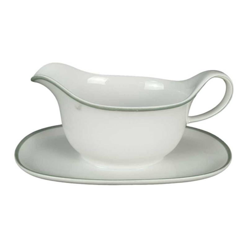 Sauciere 1tlg Arzberg Form 1382 1 Grüner Rand gebraucht - gut