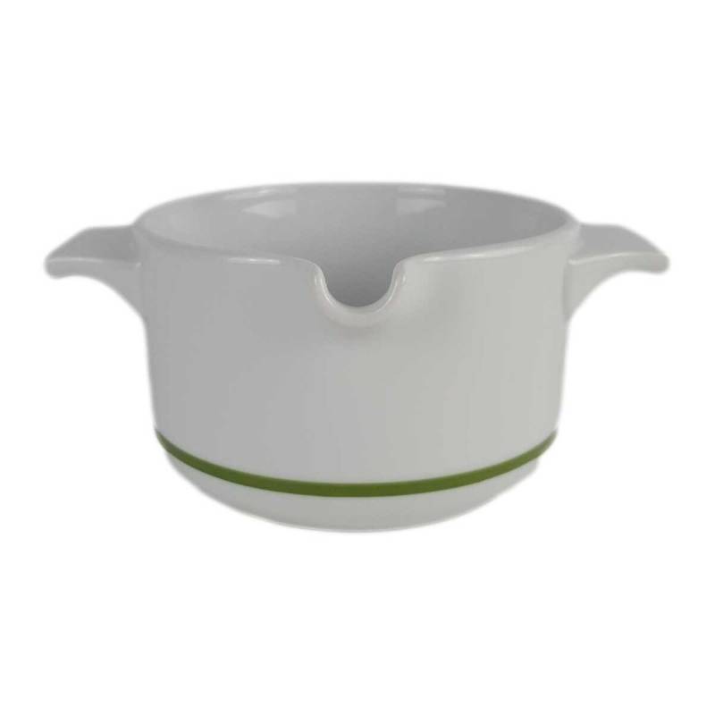 Sauciere Hutschenreuther Arzberg Form 4803 grüner Rand gebraucht - gut