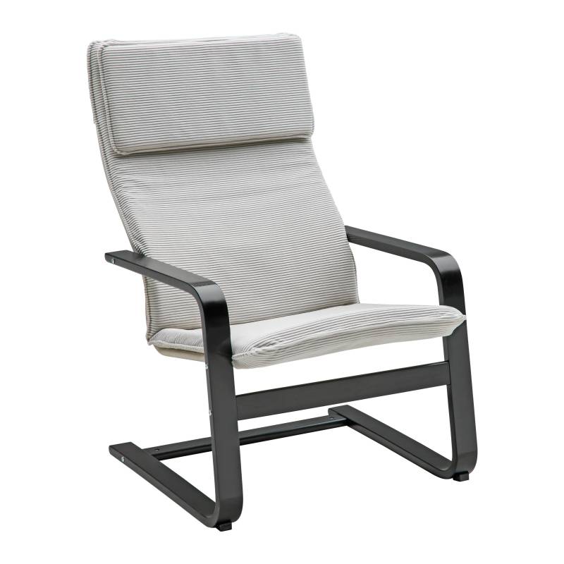 Schaukelstuhl Manu II in Creme/Schwarz