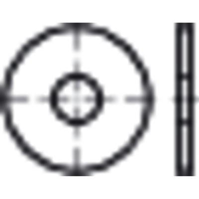 Scheiben für Holzkonstruktionen, DIN 440 Edelstahl A4 øR ø22 x 72 x 6mm von Nobrand