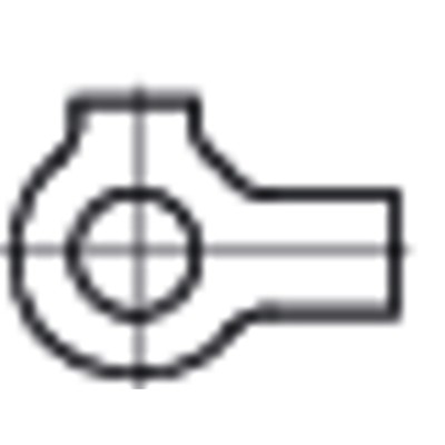 Scheiben mit 2 Lappen, DIN 463 Messing blank ø21mm Scheiben mit 2 Lappen, DIN 463 Messing blank ø21mm von Nobrand