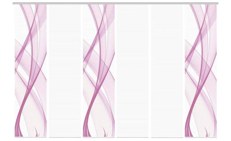 VISION S Schiebevorhang   ¦ rosa/pink ¦ Synthetik ¦ Maße (cm): B: 60 H: 260 Gardinen & Rollos > Gardinen & Vorhänge > Schiebegardinen - Höffner