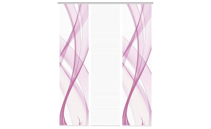 VISION S Schiebevorhang   ¦ rosa/pink ¦ Synthetik ¦ Maße (cm): B: 60 H: 260 Gardinen & Rollos > Gardinen & Vorhänge > Schiebegardinen - Höffner