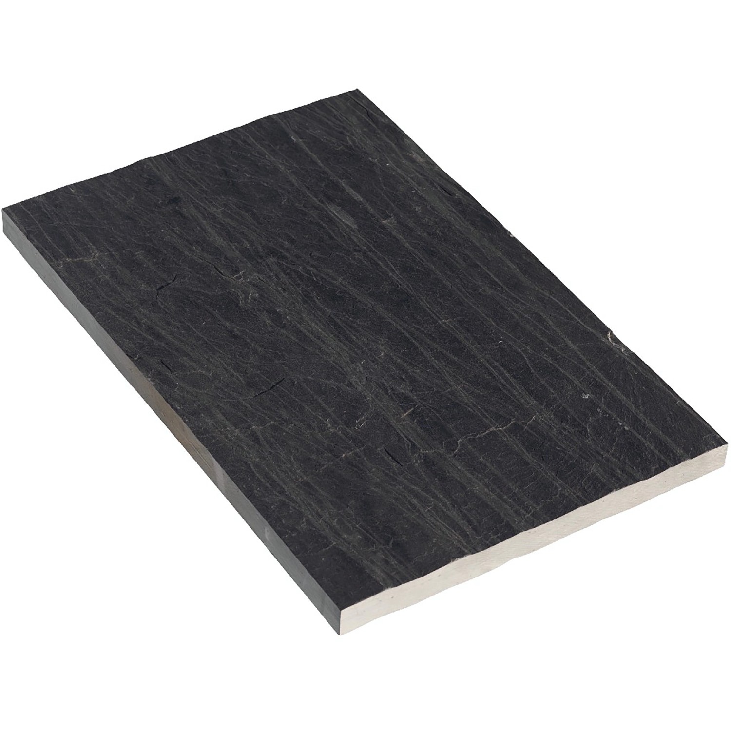 Schiefer-Trittplatte Graphit-Schwarz L 60 x B 40 x H 3 cm Schiefer-Trittplatte Graphit-Schwarz L 60 x B 40 x H 3 cm von -