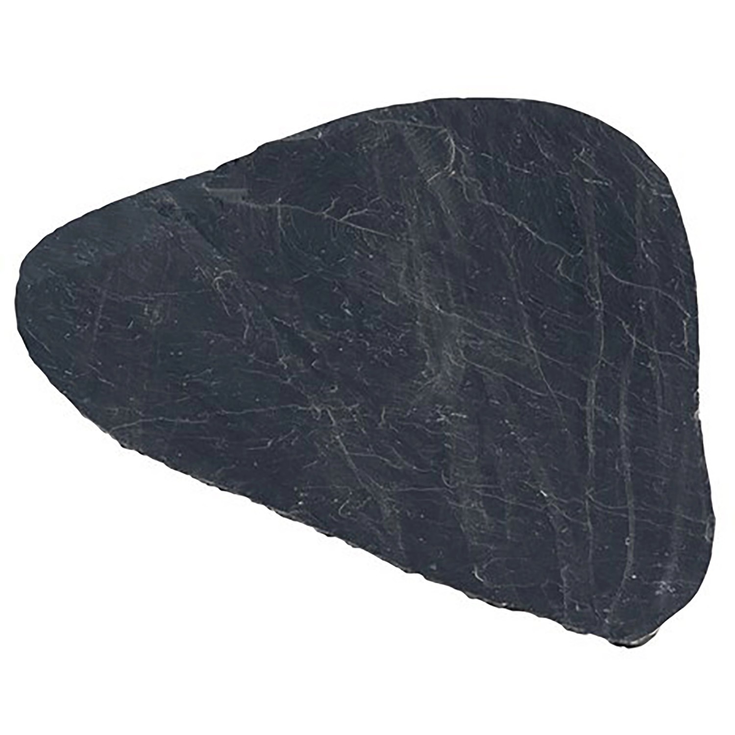 Schiefer-Trittplatte Graphit-Schwarz Ø 30-50 cm x H 2 cm Schiefer-Trittplatte Graphit-Schwarz Ø 30-50 cm x H 2 cm von -