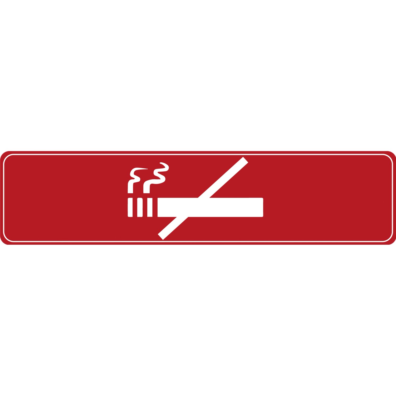 Signum Safety Signs Tür-/Hinweisschild Piktogramm Rauchverbot 4,8 x 20 cm Rot von Pinter Signum SSS