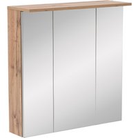 Tchibo - Spiegelschrank »Sps 700.1 Nora« - 70,5x23,5x72,5cm - braun - Holz / Glas / Metall von Tchibo