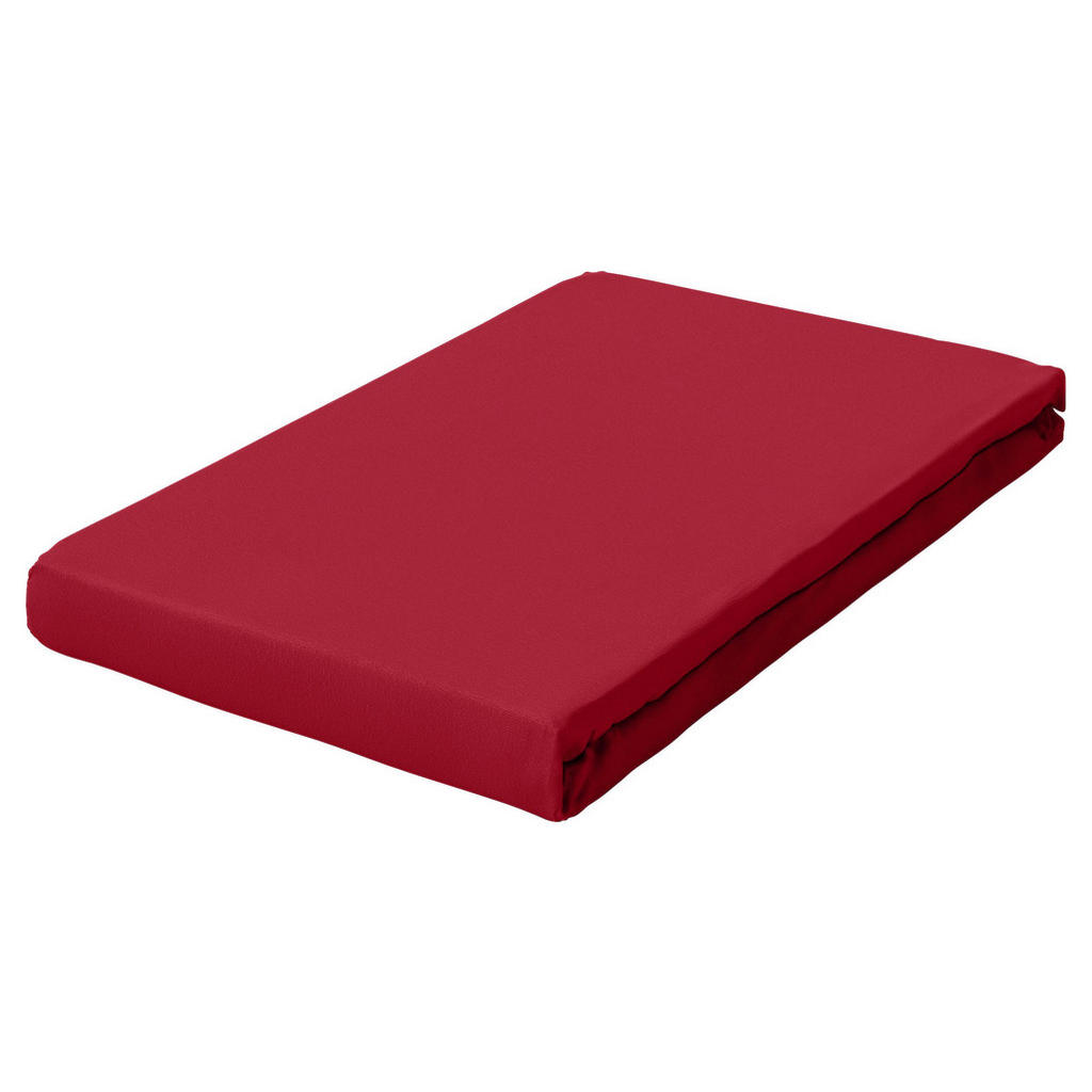 Schlafgut TOPPER-SPANNBETTTUCH Dunkelrot Schlafgut TOPPER-SPANNBETTTUCH Dunkelrot