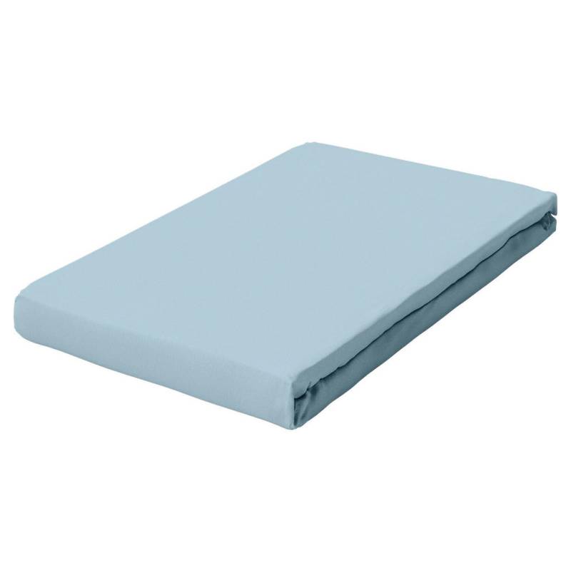 Schlafgut TOPPER-SPANNBETTTUCH Hellblau