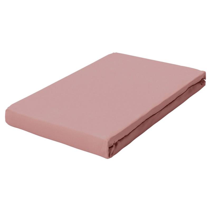 Schlafgut TOPPER-SPANNBETTTUCH Altrosa