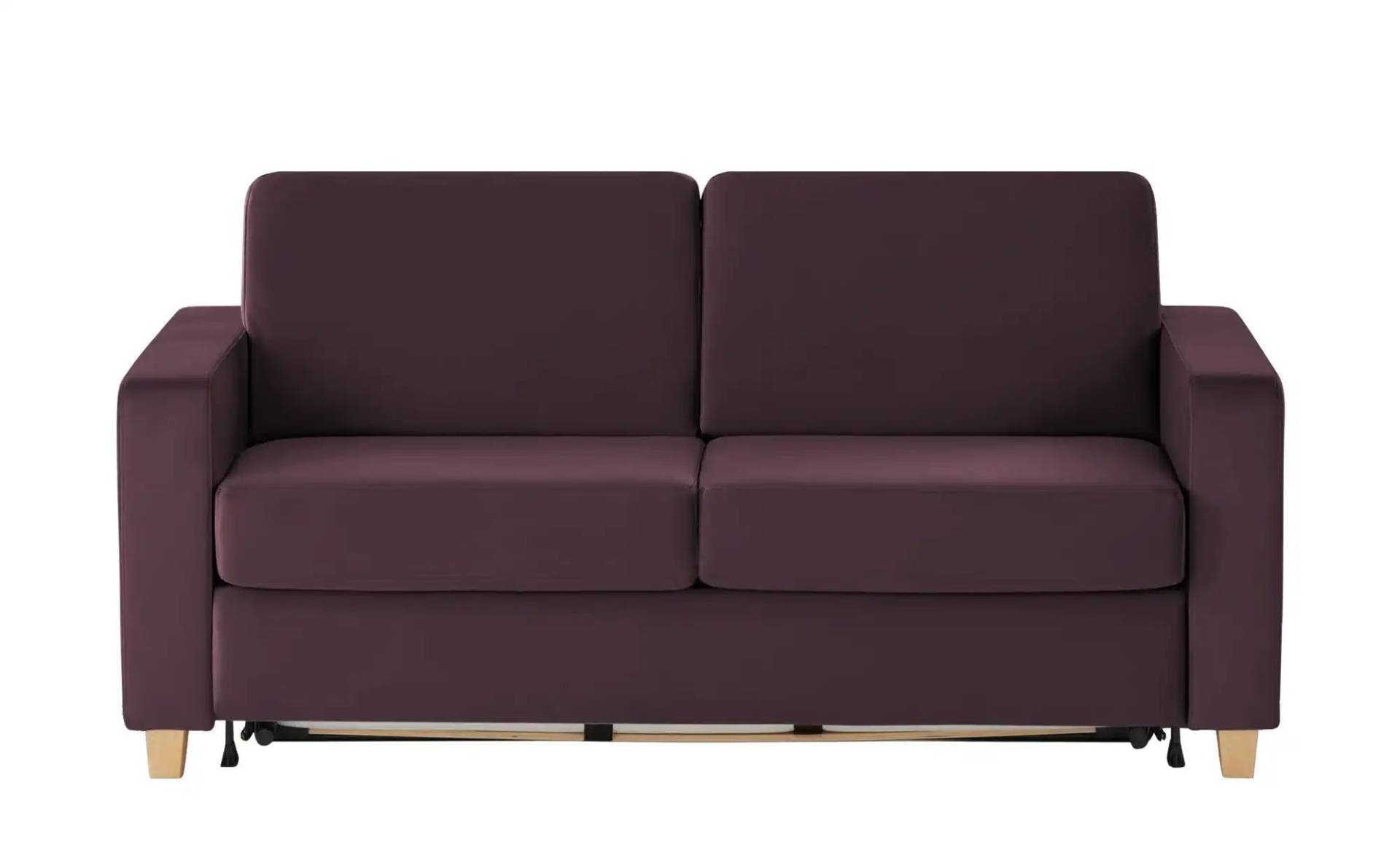 nehl Schlafsofa  Boston Deluxe ¦ lila/violett ¦ Maße (cm): B: 199 H: 91 T: 103.0 Polstermöbel > Sofas > Einzelsofas - Möbel Kraft