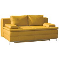 Schlafsofa Funktionssofa Gelb 200 cm breit Centa von Restyl