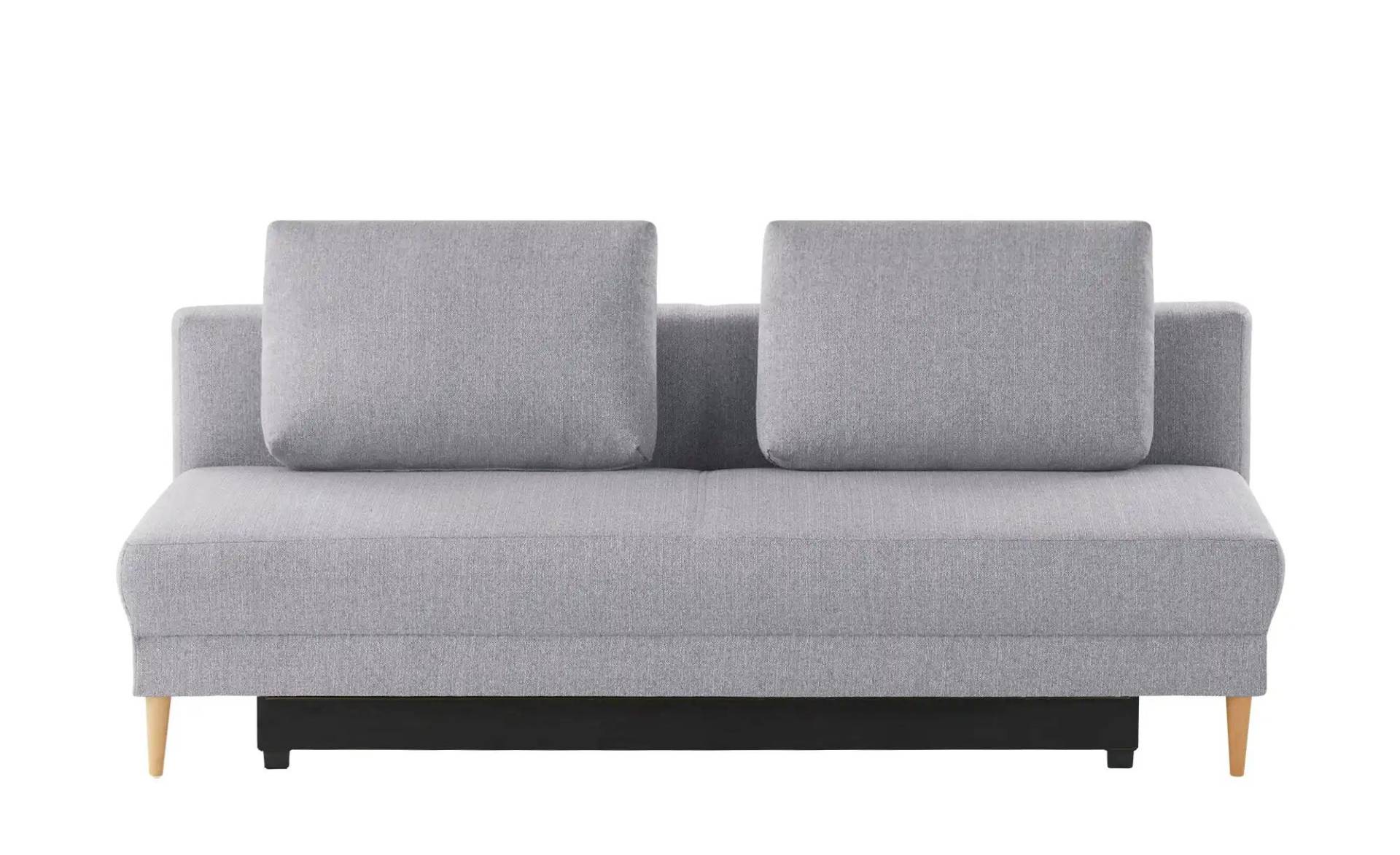 Schlafsofa mit Schlaffunktion Genua ¦ grau ¦ Maße (cm): B: 205 H: 89 T: 104.0 Polstermöbel > Sofas > Einzelsofas - Möbel Kraft