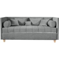 alina Schlafsofa "Kona", 7-Zonen Taschenfederkernmatratze, Zierkissen-Set und Schlummerrollen von Alina