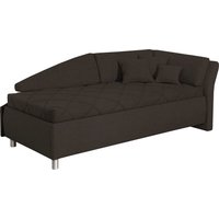 alina Schlafsofa "Lindsay", Bettkasten, Zierkissen-Set aus: 2 Stk. 40x40cm, 1 Stk. 30x30cm von Alina