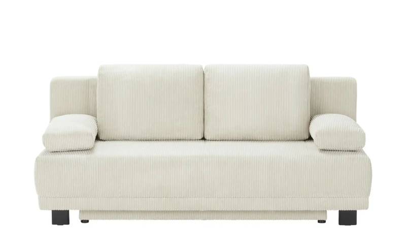 Schlafsofa aus Cord Luna ¦ beige ¦ Maße (cm): B: 200 H: 89 T: 96.0 Polstermöbel > Sofas > 2-Sitzer - Höffner