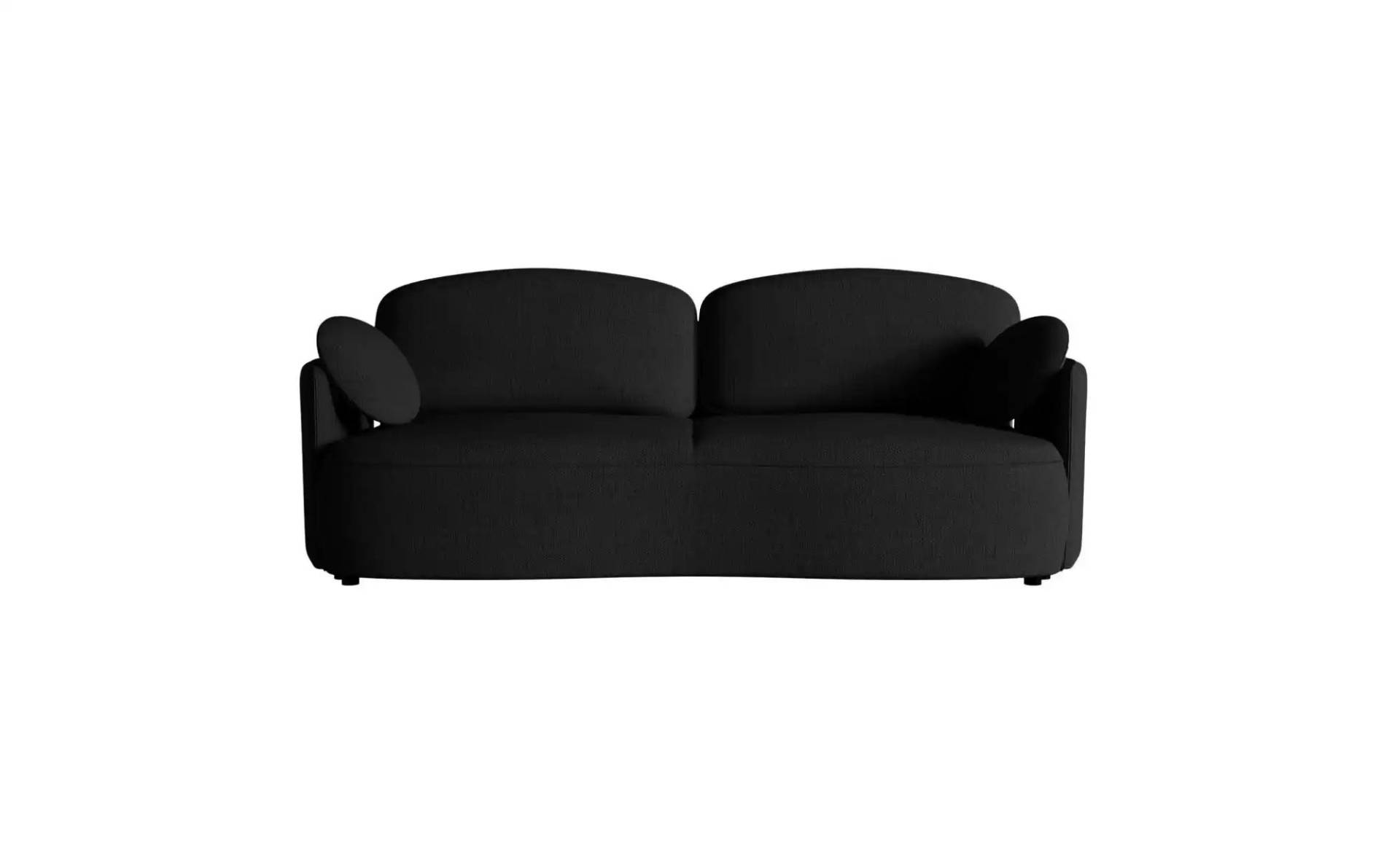 Selsey Raviolo mit Schlaffunktion Einzelsofa ¦ schwarz ¦ Maße (cm): B: 230 H: 95 Polstermöbel > Sofas > 3-Sitzer - Möbel Kraft