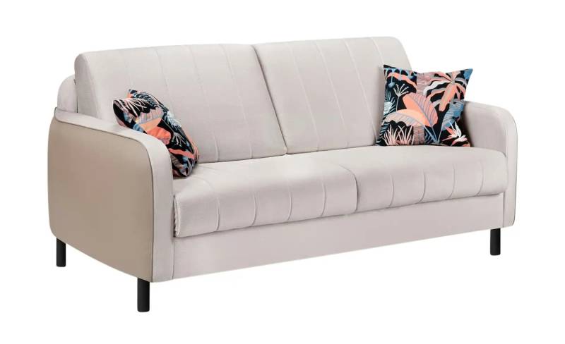 Schlafsofa  Sergio ¦ beige ¦ Maße (cm): B: 196 H: 92 T: 120.0 Polstermöbel > Sofas > 2-Sitzer - Höffner