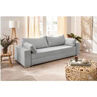 Schlafsofa Turin silber B/H/T: ca. 240x74x95 cm