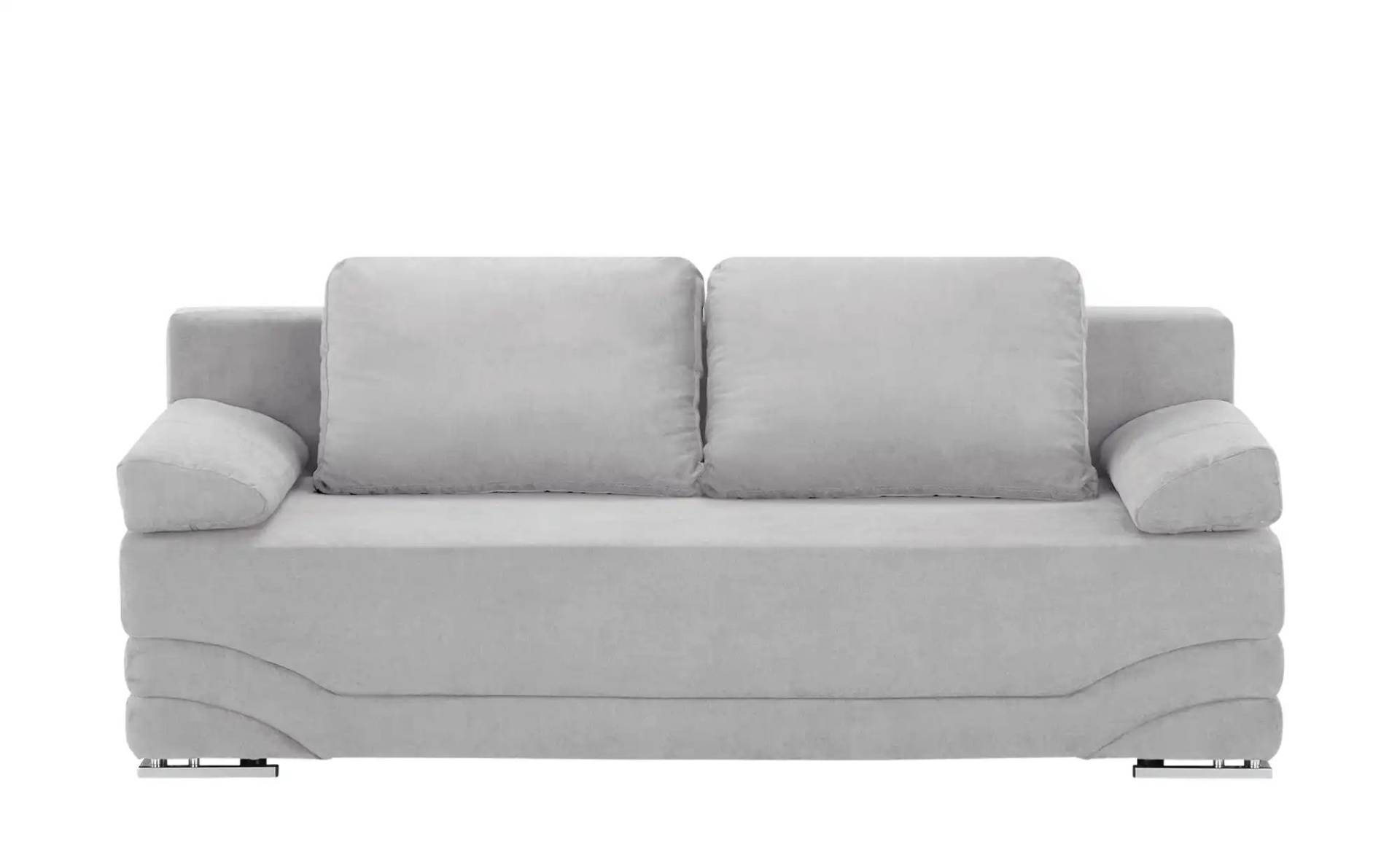 Schlafsofa  Venice ¦ silber ¦ Maße (cm): B: 202 H: 93 T: 97 Polstermöbel > Sofas > 2-Sitzer - Möbel Kraft