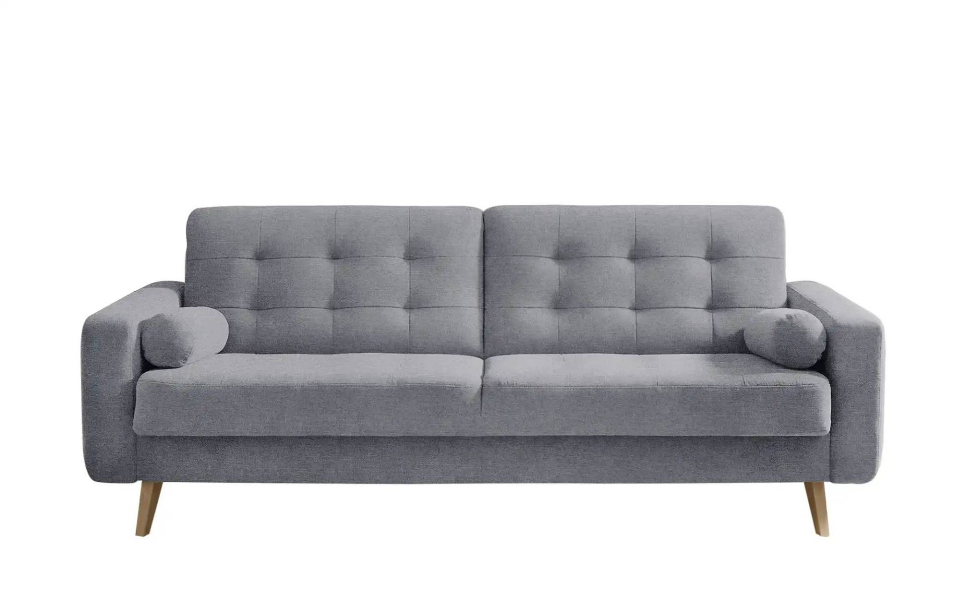 Schlafsofa mit Bettkasten Fjord ¦ grau ¦ Maße (cm): B: 226 H: 88 T: 90.0 Polstermöbel > Sofas > 3-Sitzer - Möbel Kraft