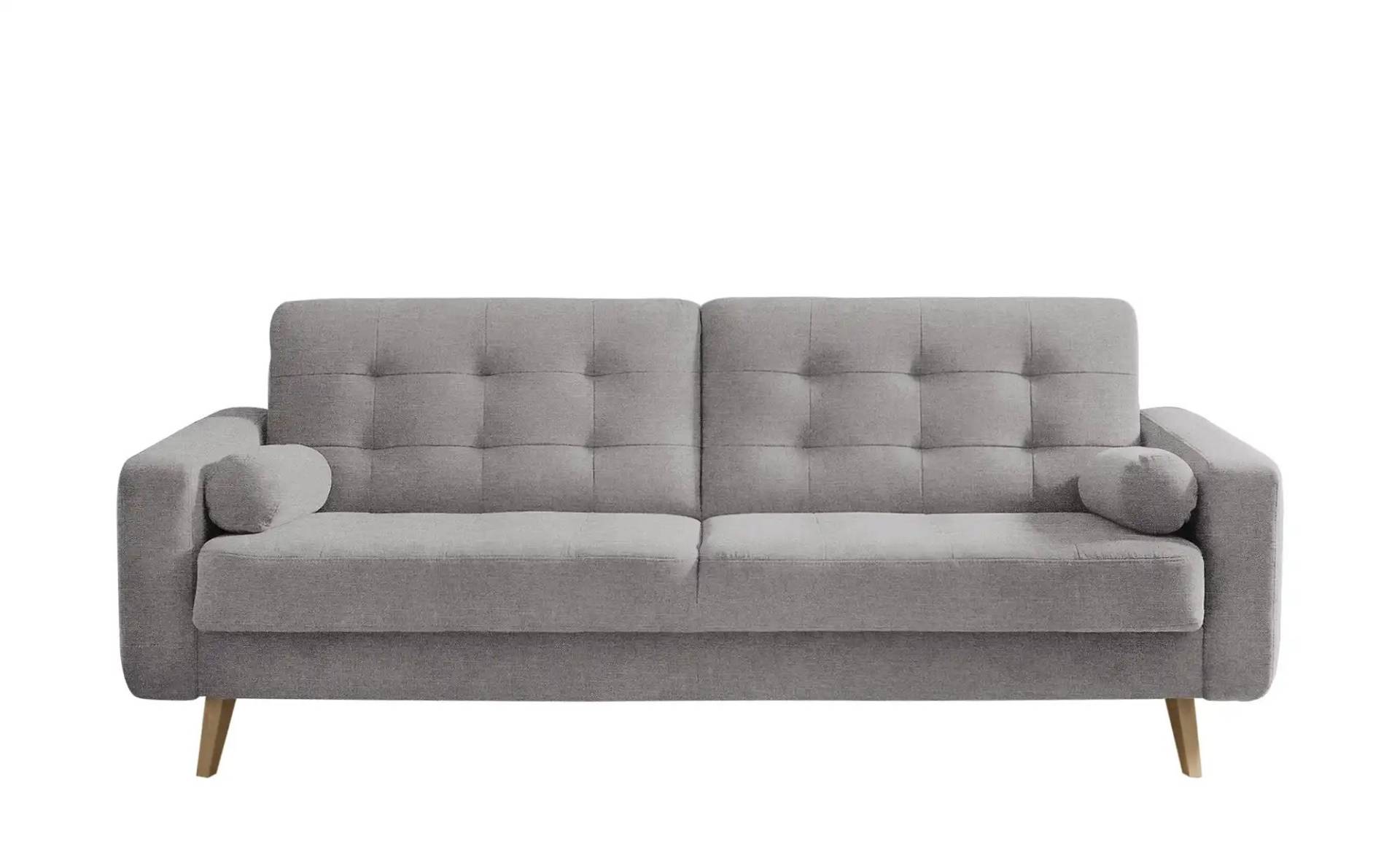 Schlafsofa mit Bettkasten Fjord ¦ grau ¦ Maße (cm): B: 226 H: 88 T: 90.0 Polstermöbel > Sofas > 3-Sitzer - Möbel Kraft