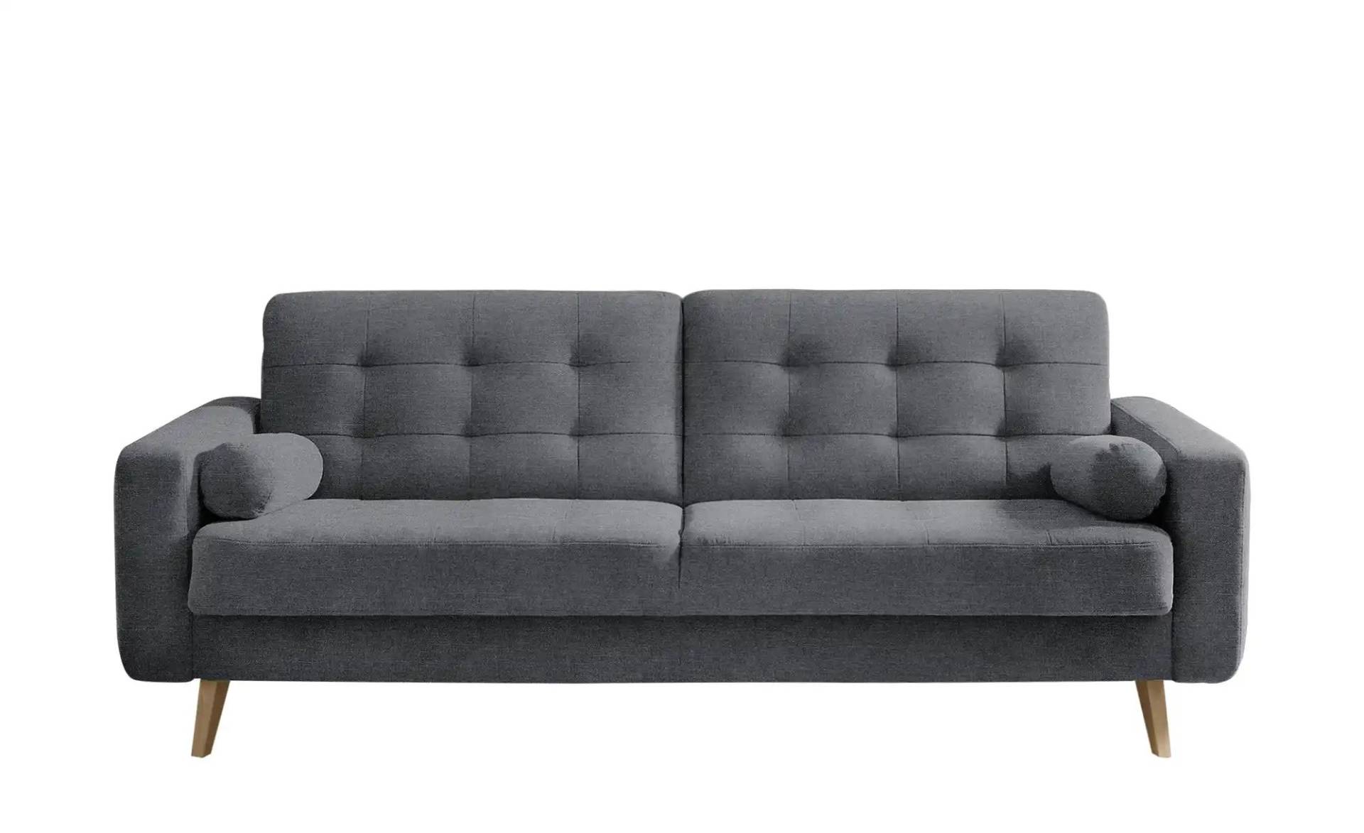 Schlafsofa mit Bettkasten Fjord ¦ grau ¦ Maße (cm): B: 226 H: 88 T: 90.0 Polstermöbel > Sofas > 3-Sitzer - Möbel Kraft
