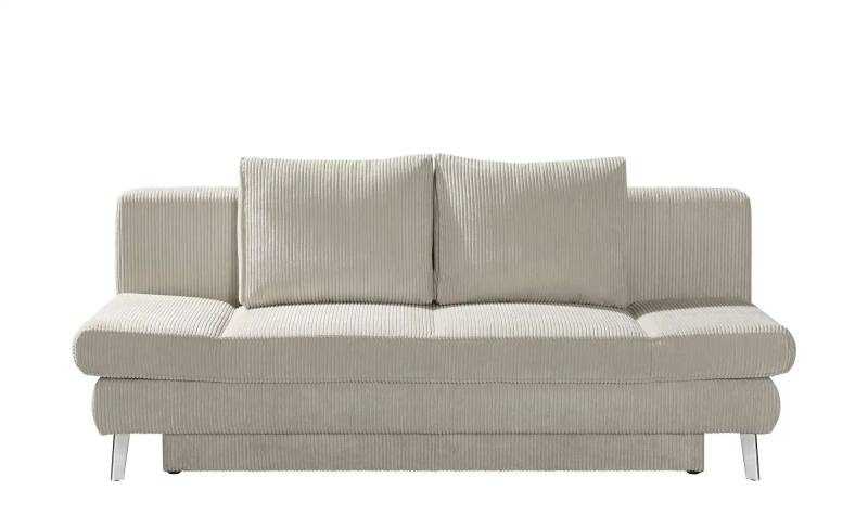 Schlafsofa mit Bettkasten Sidney ¦ beige ¦ Maße (cm): B: 200 H: 85 T: 90.0 Polstermöbel > Sofas > 2-Sitzer - Höffner