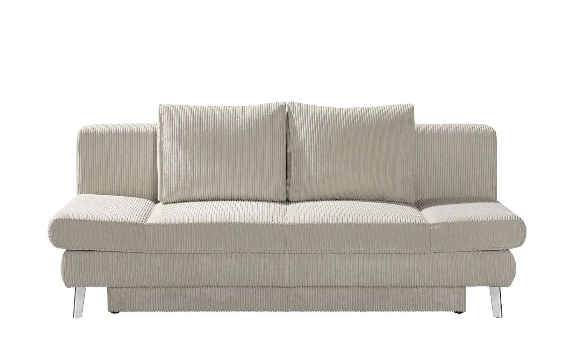Schlafsofa mit Bettkasten Sidney ¦ beige ¦ Maße (cm): B: 200 H: 85 T: 90.0 Polstermöbel > Sofas > 2-Sitzer - Möbel Kraft