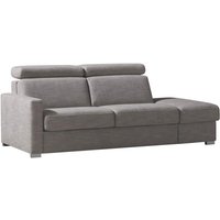 Schlafsofa mit Matratze Bettsofa Grau Cleopatra Plus von Restyl