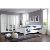 180x200 Schlafzimmerset CHALET inkl. Kleiderschrank und 2 Nachtkommoden von WIMEX weiß 180x200 Schlafzimmerset CHALET inkl. Kleiderschrank und 2 Nachtkommoden von WIMEX weiß