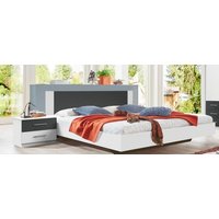 180x200 Futonbett NORA inkl. 2 Nachtkommoden von WIMEX weiß