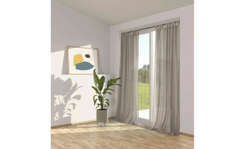 Jette Home Schlaufenschal   ¦ beige ¦ Baumwolle ¦ Maße (cm): B: 145 H: 1 Gardinen & Vorhänge > Gardinen > Schlaufenschals - Möbel Kraft