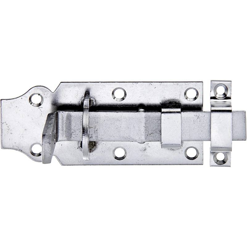 Schlossriegel Edelstahl Gerade mit Schlaufe 100 mm x 45 mm von -
