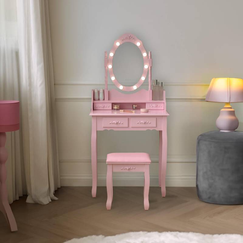 Schminktisch ROSY - Rosa