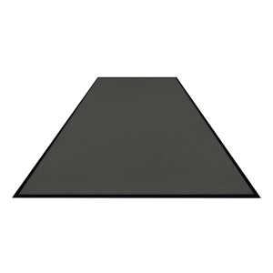Schmutzfangmatte Colorstar, dunkelaschgrau, waschbar, Fußmatte aus recyceltem Garn für den Innenbereich, Maße (B x T): 150 x 300 cm, glatter Rücken