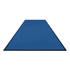 Schmutzfangmatte Colorstar, königsblau, waschbar, glatter Rücken, Fußmatte aus recyceltem Garn für den Innenbereich, Maße (B x T): 150 x 300 cm