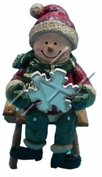 Schneemann Figur Garten Statue Skulptur Figuren Skulpturen Weihnachts