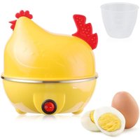 Schneller Eierkocher, elektrischer Dampfgarer für 7 Eier, Eierkocher für die Mikrowelle mit automatischer Abschaltung