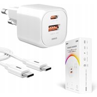 Schnelles Usb-C-Ladegerät Für Handy Universal 20 W + Usb-C-Kabel 100 W Weiss von DEKO