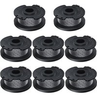 Schnittfaden Ø1,6 mm - 5 m lang Bosch kompatibel Für EasyGrassCut Akku-Rasenmäher, inkl. 8 x Spulen Mähfaden F016800569 von Bosch