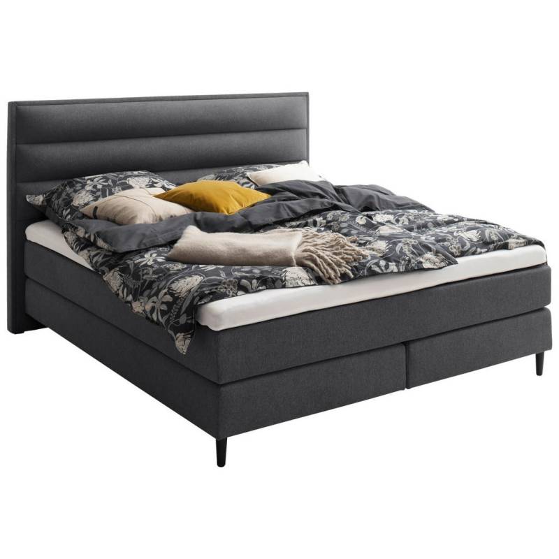 Schöner Wohnen BOXSPRINGBETT Anthrazit