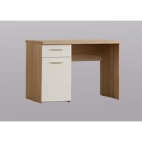 Schreibtisch 1-trg 1 Schubkasten Winnie von Forte Sonoma Eiche / Weiss