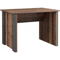 Schreibtisch 103 cm breit CLIF von Forte Old-Wood Vintage / Beton