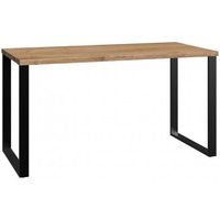 Schreibtisch 140cm LIVERPOOL von Wimex Plankeneiche / Graphit