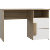 Schreibtisch ARKINA von Forte Artisan Eiche / Weiß