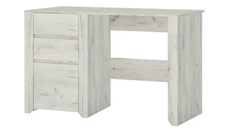 Schreibtisch  Aich ¦ weiß ¦ Maße (cm): B: 119 H: 76 T: 60.0 Tische > Schreibtische - Höffner