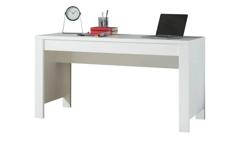 Schreibtisch  Dallas ¦ weiß ¦ Maße (cm): B: 140 H: 74 T: 60.0 Tische > Schreibtische - Höffner