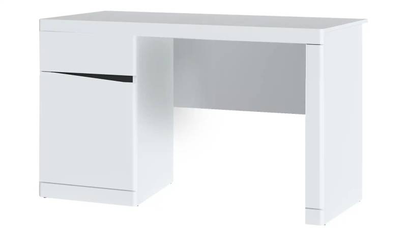 Schreibtisch  Turino Neo ¦ weiß ¦ Maße (cm): B: 128 H: 76,1 T: 59.9 Tische > Schreibtische - Höffner