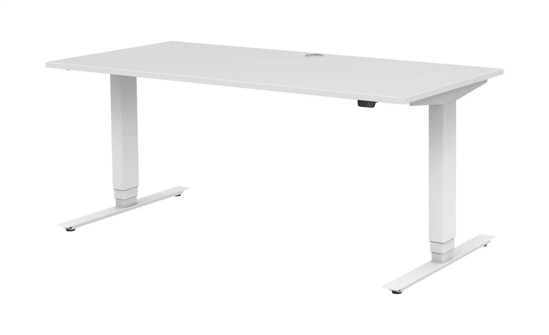 Schreibtisch elektrisch höhenverstellbar  home.office ¦ weiß ¦ Maße (cm): B: 160 H: 64 T: 70.0 Tische > Schreibtische - Höffner